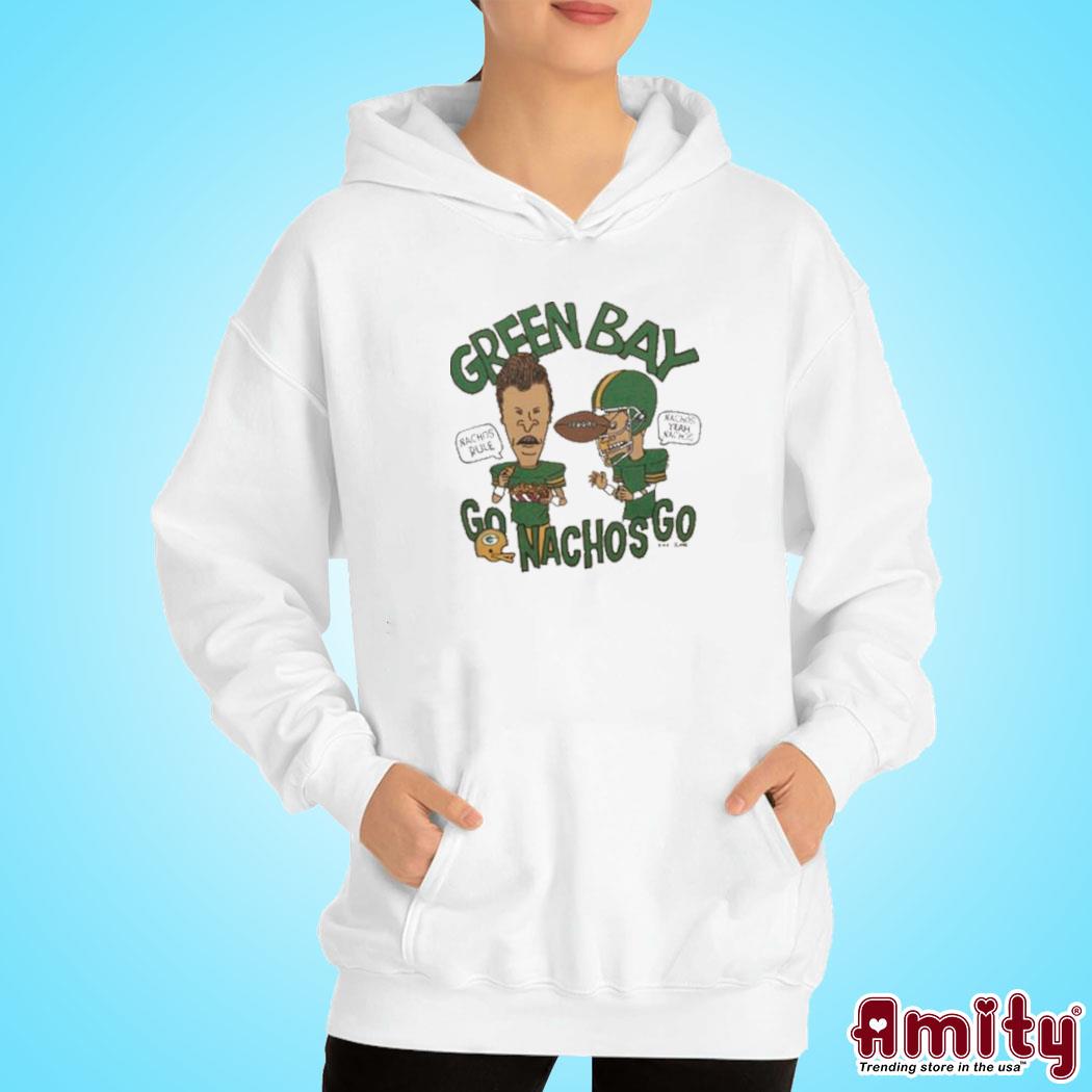 Beavis and Butthead x Green Bay Packers nachos art design t-s hoodie