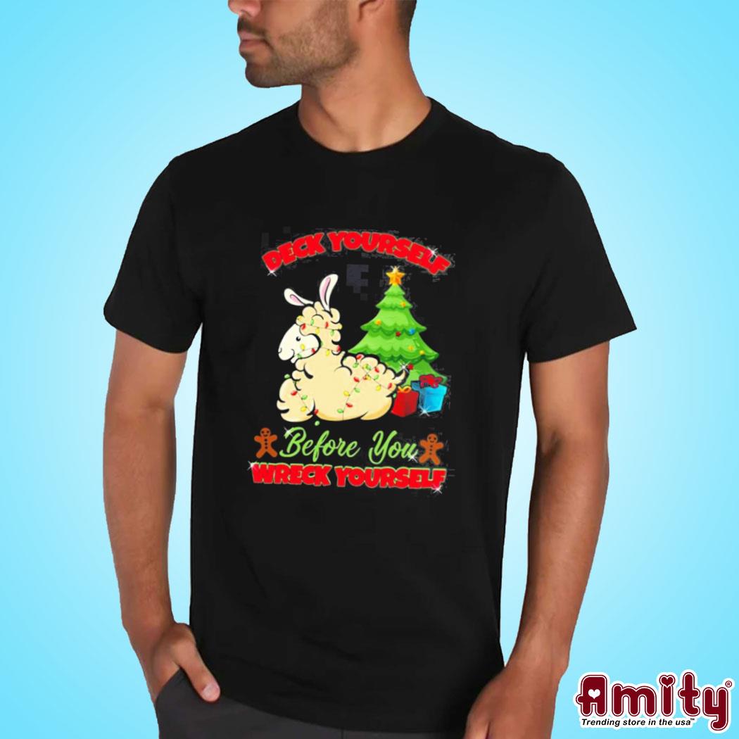 Deck Yourself Llama Christmas Shirt