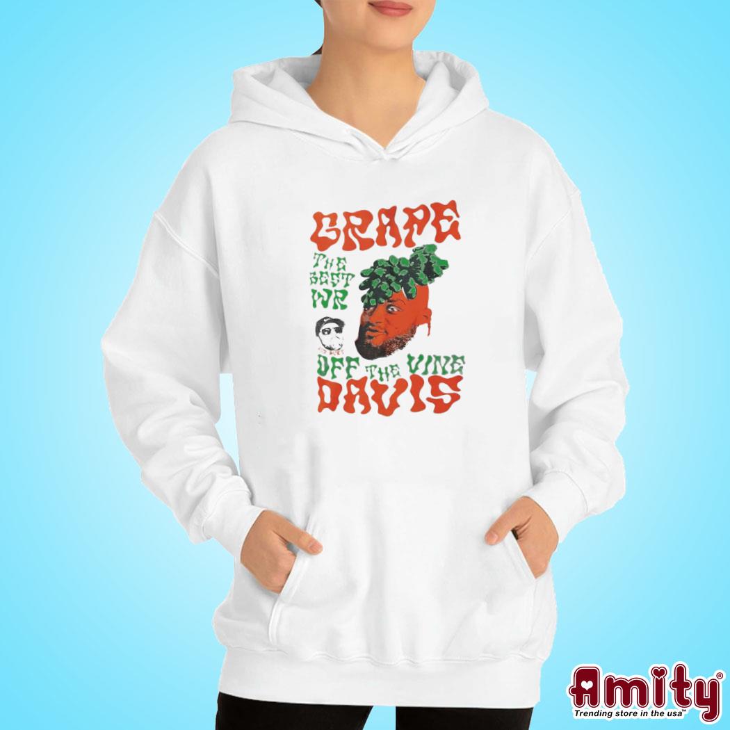 Grape Davis the best wr of the vine Davis art design t-s hoodie