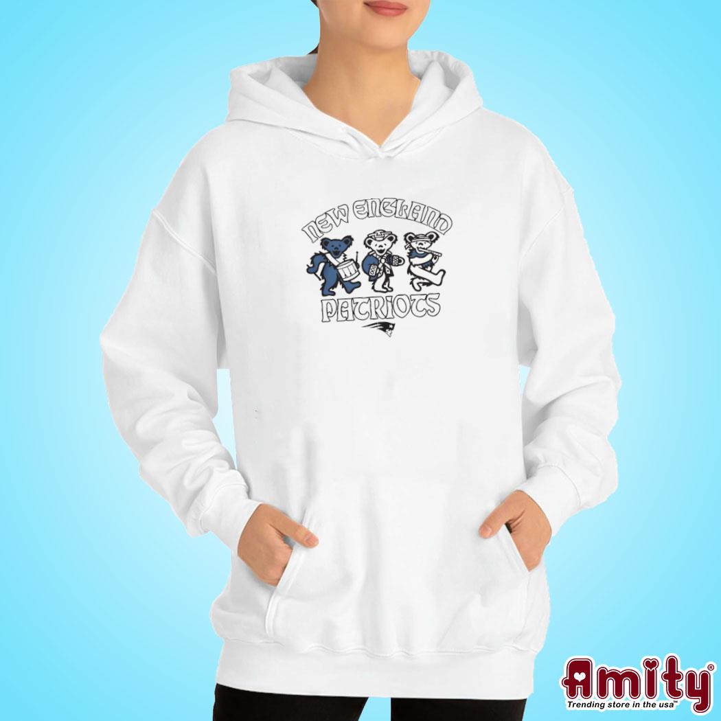 Grateful dead merch homage new england Patriots s hoodie