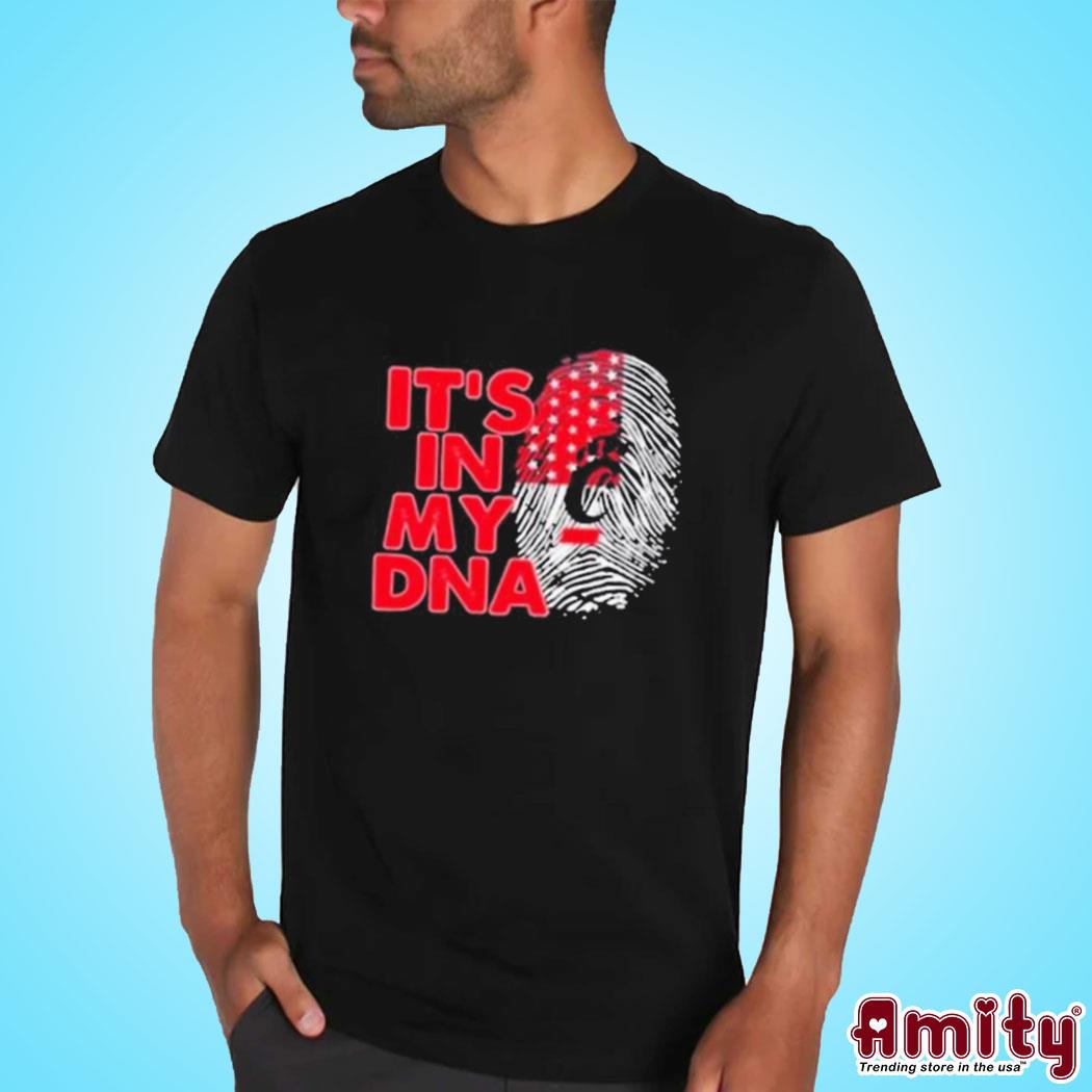 It's In My Dna Cincinnati Bearcats Football 2023 Logo T-shirt