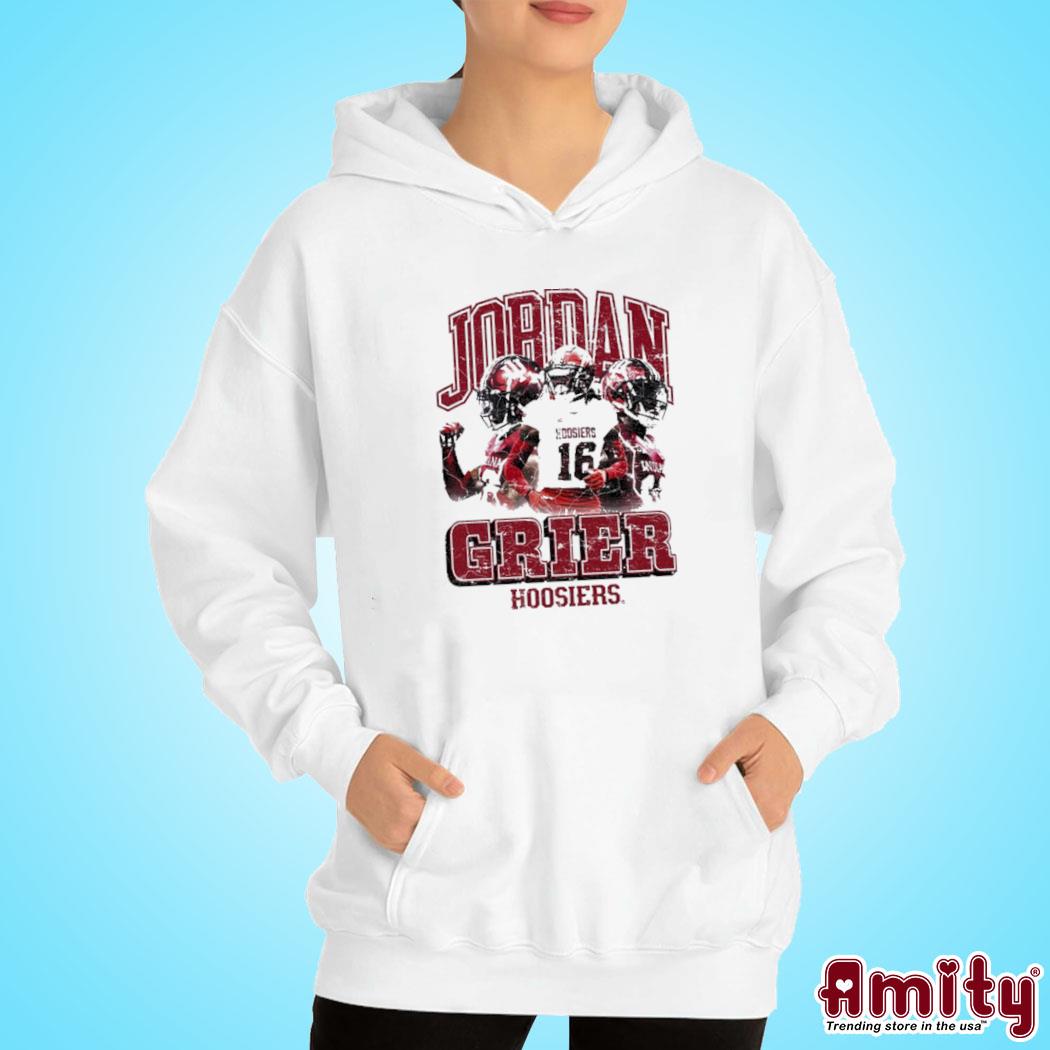 Jordan Grier 16 Indiana hoosiers photo design t-s hoodie