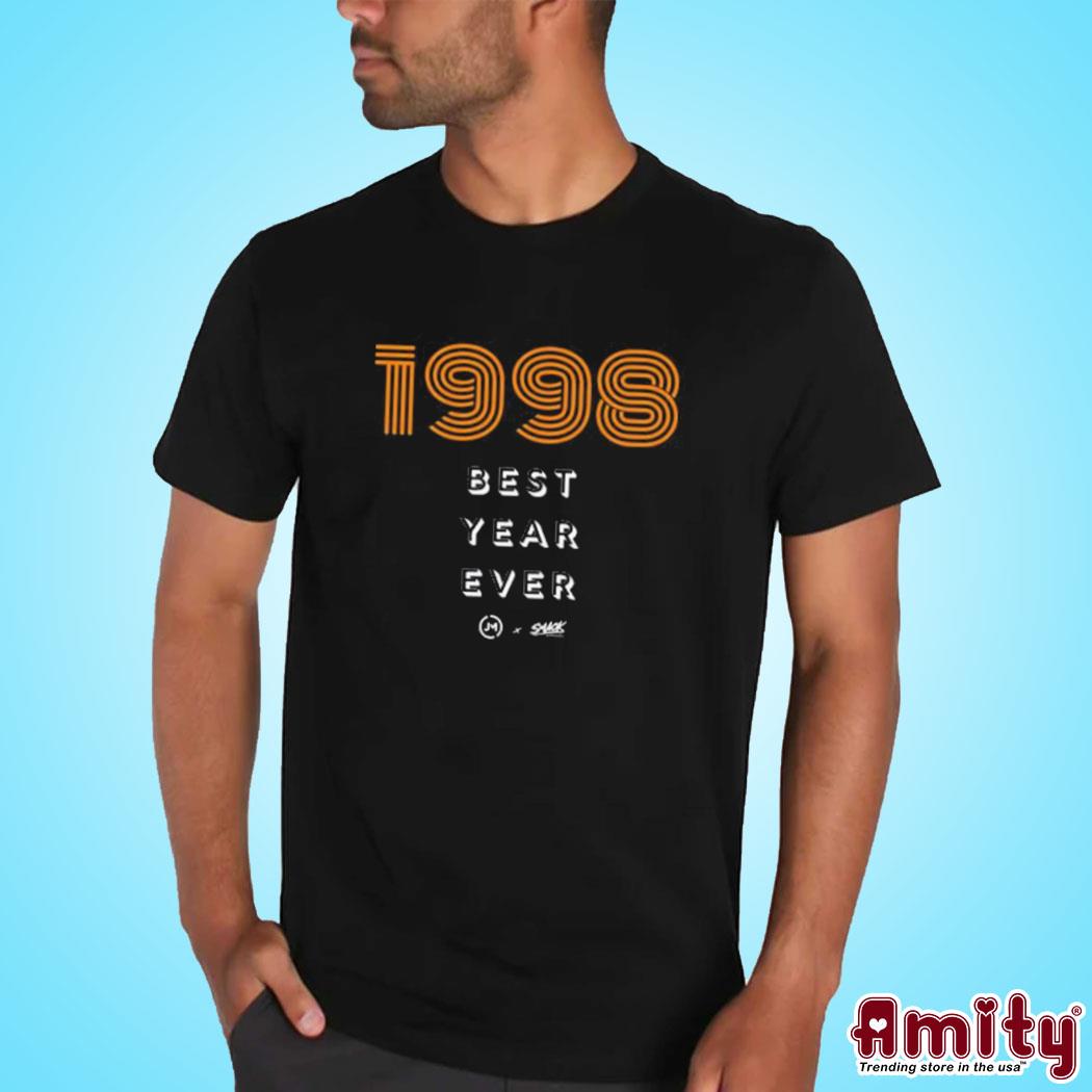 Official 1998 best year ever josh mancuso x smack apparel t-shirt