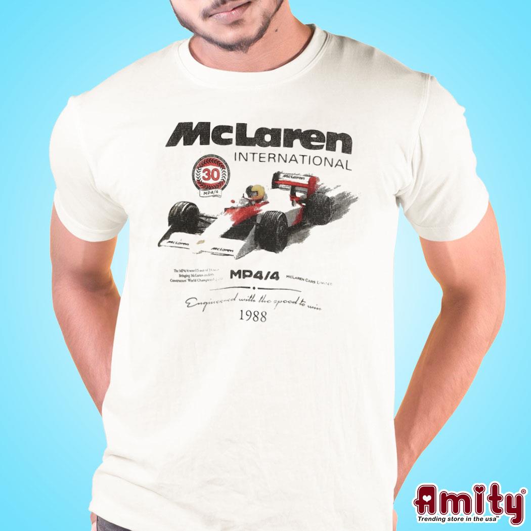 Official Abercrombie clothing p merch mclaren internationnal 1988 graphic photo design t-shirt