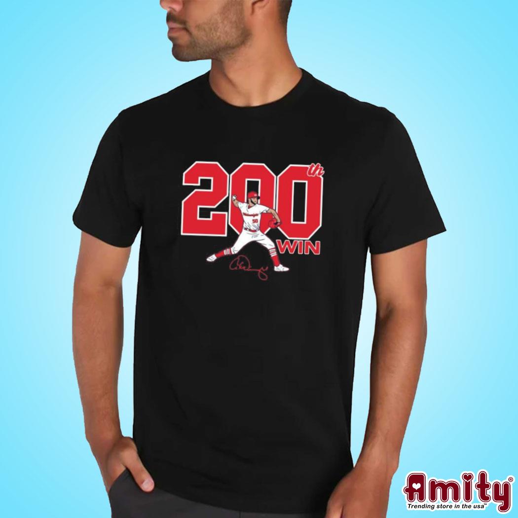 Official Adam Wainwright 200 signature art design t-shirt