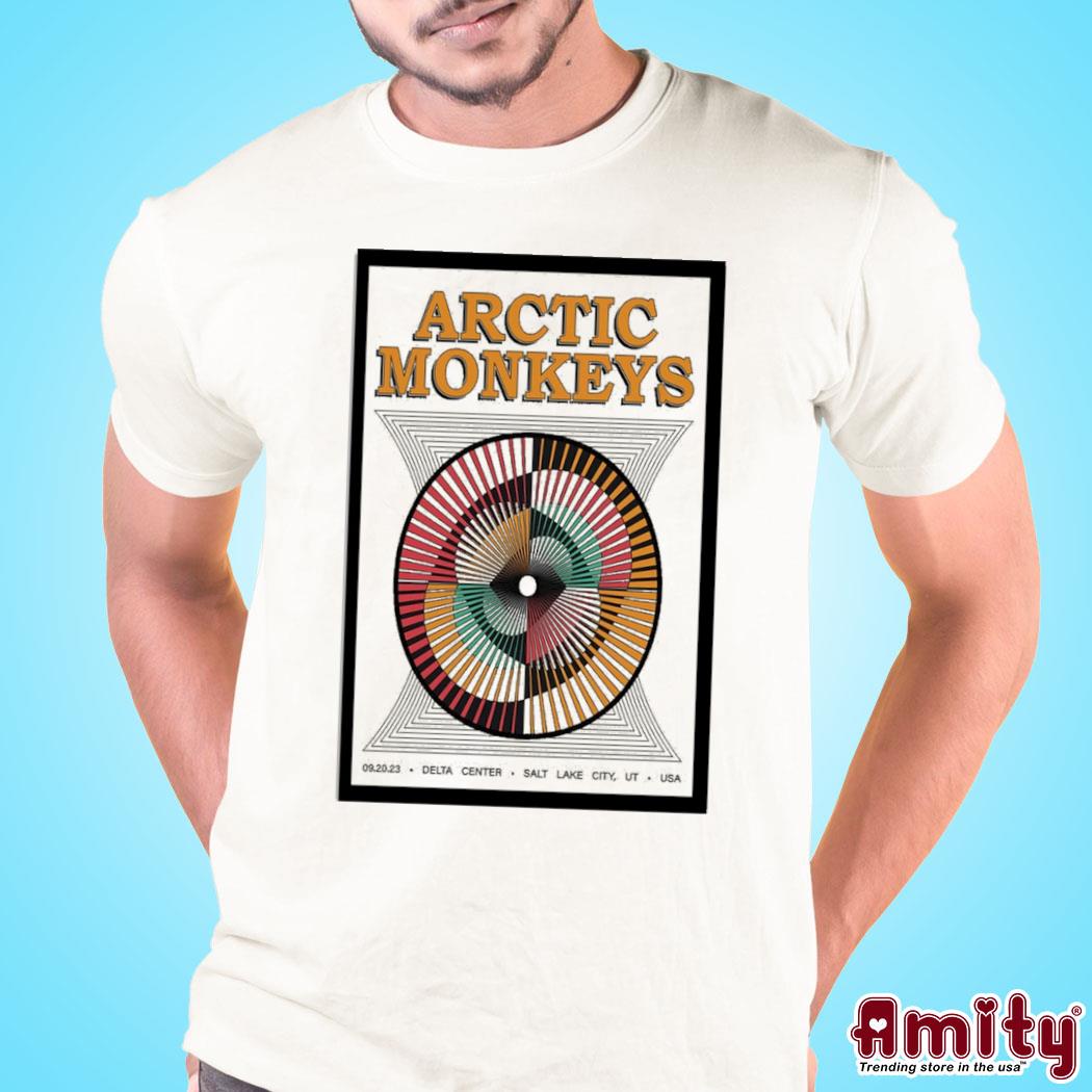 Official Arctic monkeys september 20th 2023 Salt Lake city UT art poster design t-shirt