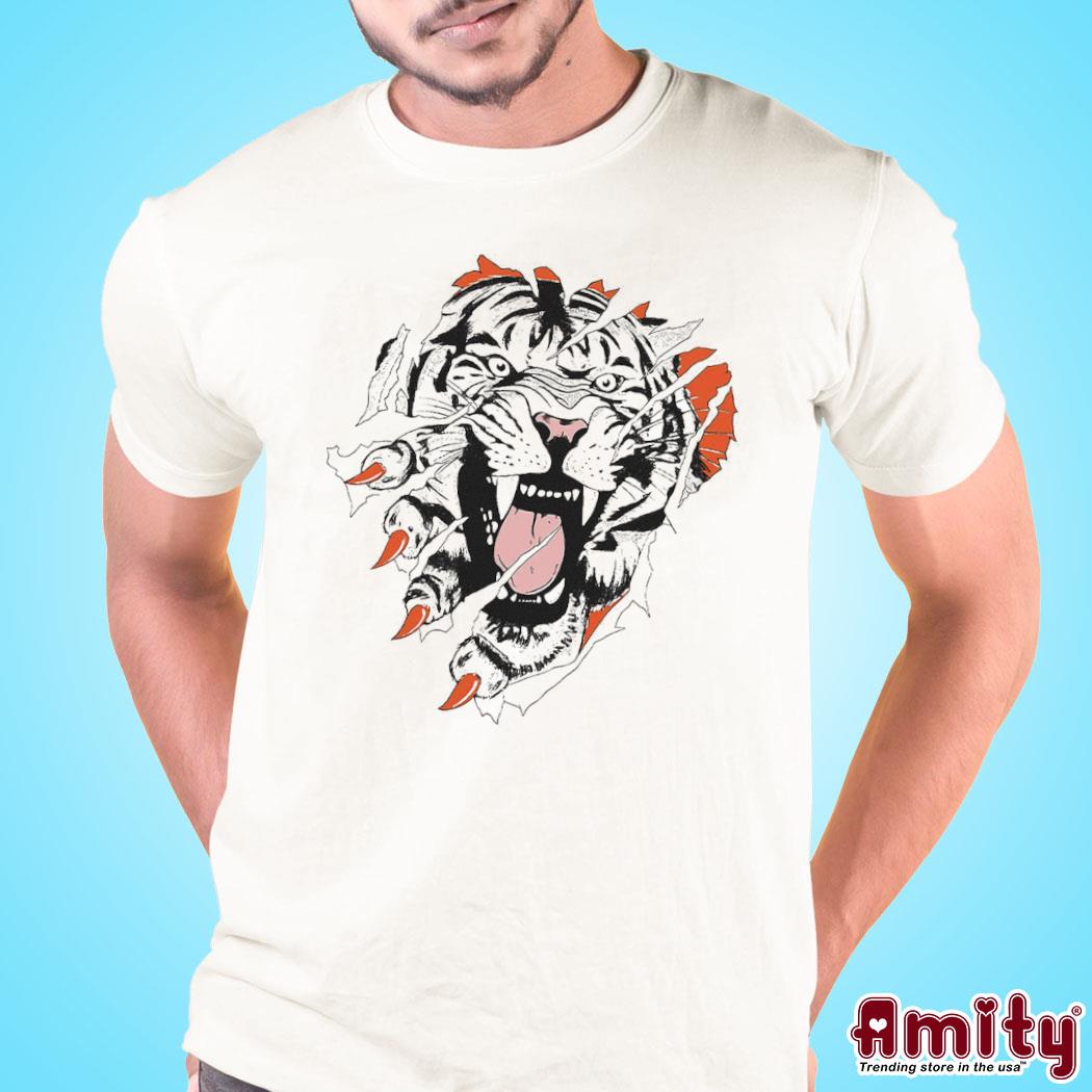 For all the bengals tiger art design t-shirt, hoodie, sweater, long sleeve  and tank top