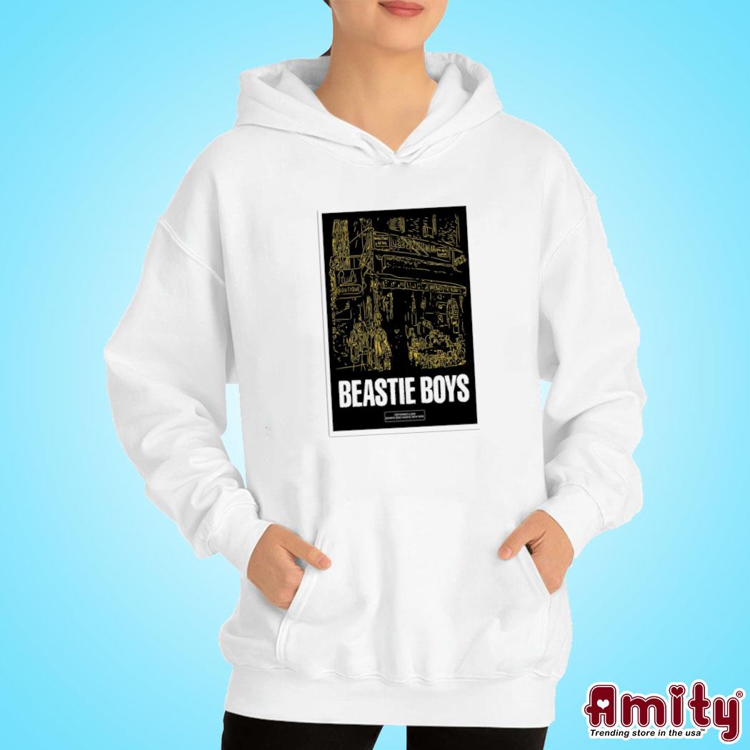 Official Beastie boys sept 9 2023 beastie boys square New York art poster design t-s hoodie