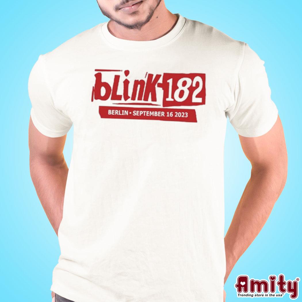 Official blink-182 September 16, 2023 Berlin Event Shirt