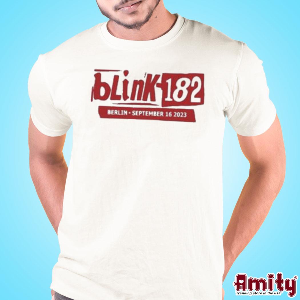 Official Blink-182 september 16 2023 Berlin event t-shirt