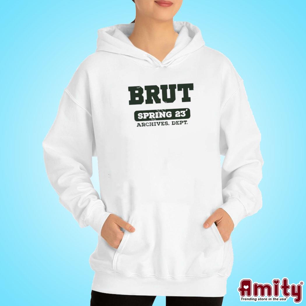 Official Brut spring 23 archives dept t-s hoodie