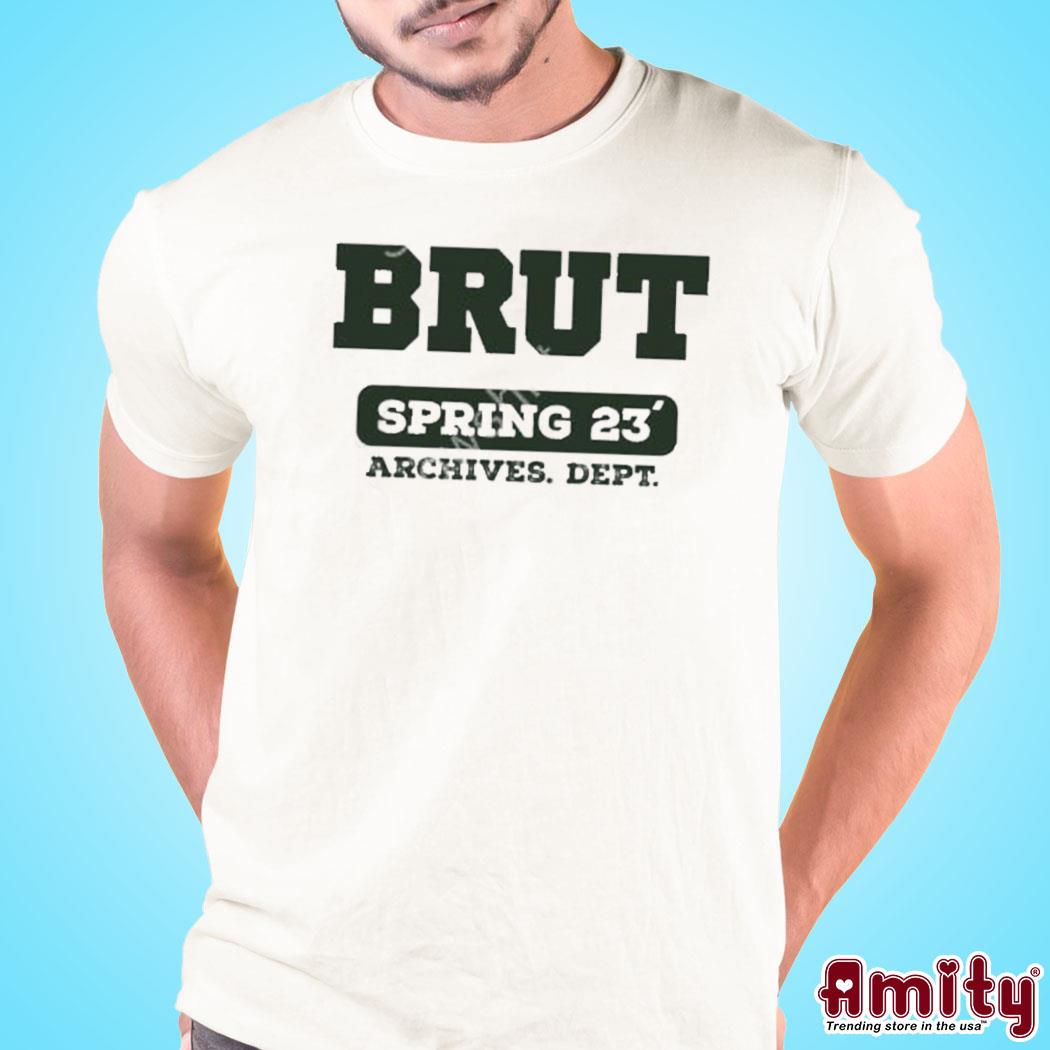 Official Brut spring 23 archives dept t-shirt