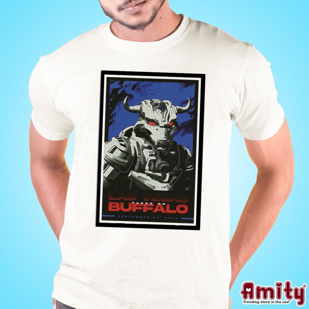 Official Buffalo september 17th 2023 Las Vegas art poster design t-shirt