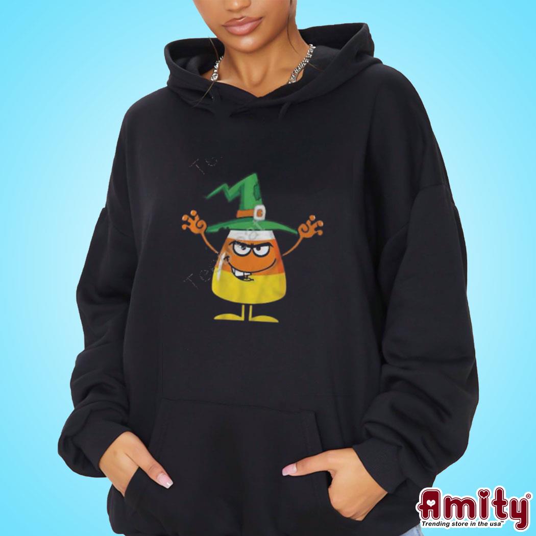 Official Candy corn witch art design t-s hoodie