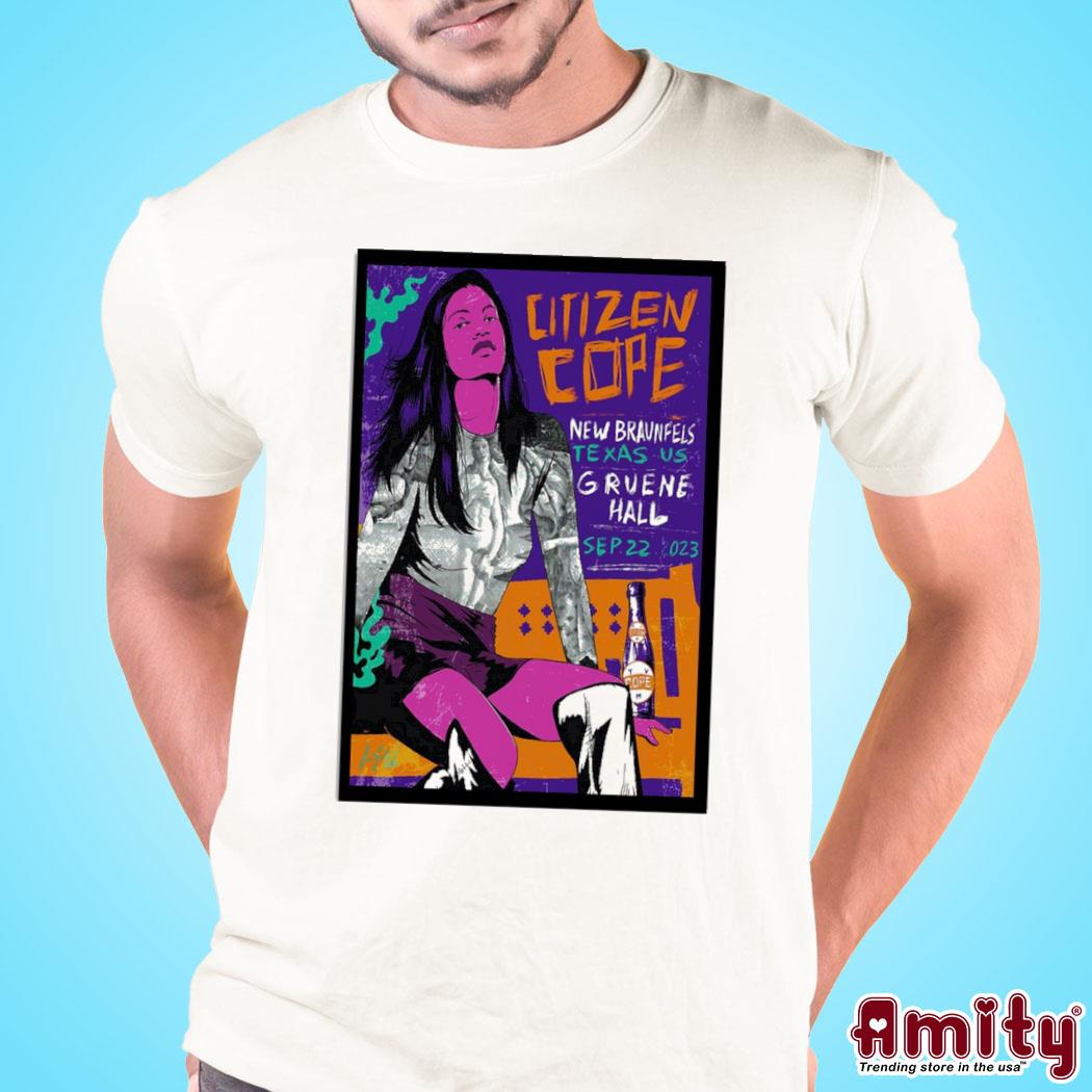 Official Citizen cope Texas US tour 2023 art poster design t-shirt