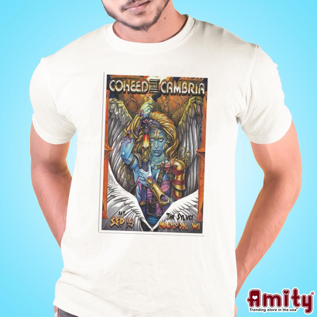 Official Coheed and Cambria the sylvee sep 16 2023 art poster design t-shirt