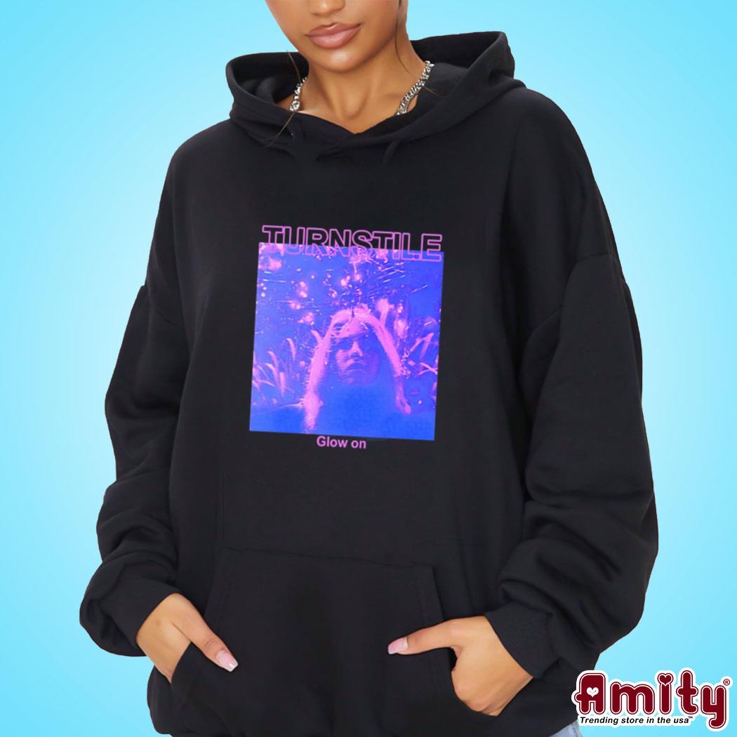 Official Commie froggie turnstile glow on photo design t-s hoodie