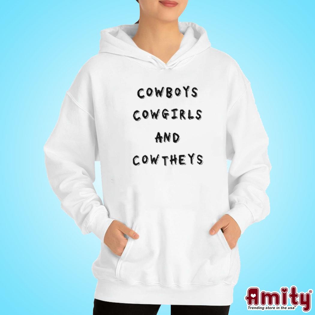 Official Cowboys cowgirls and cowtheys t-s hoodie