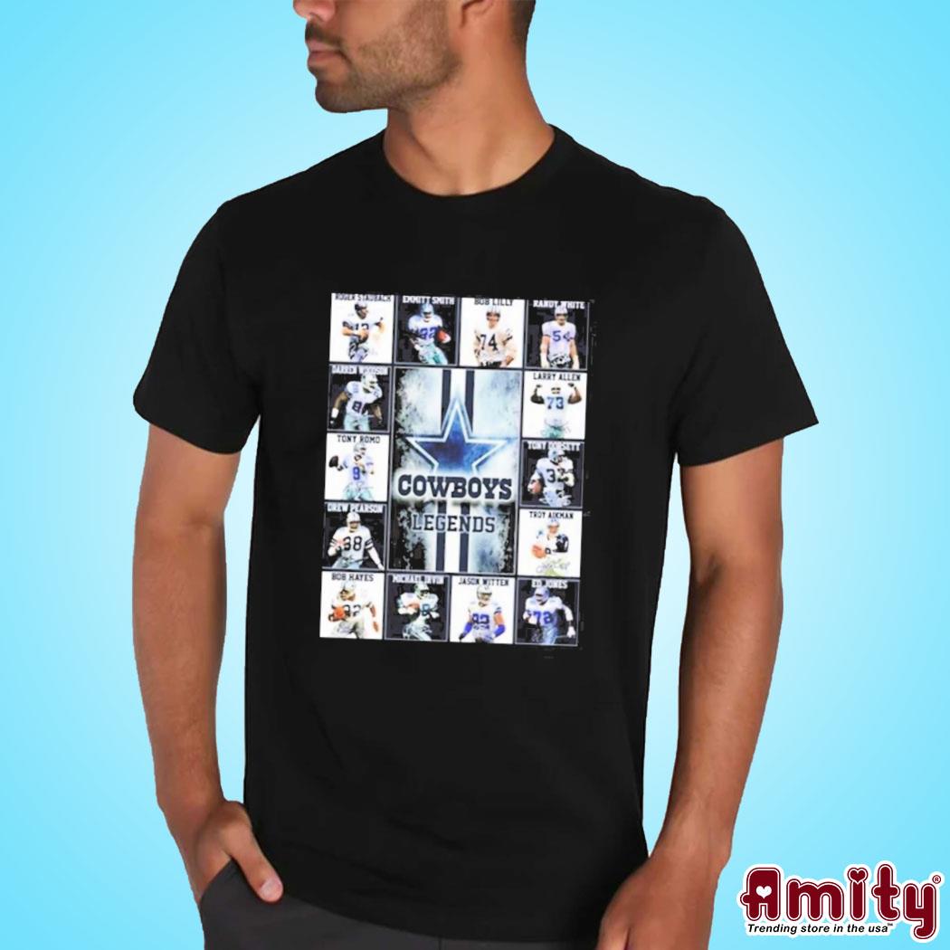 Dallas Cowboys Players All Time Greats Signatures shirt - Kingteeshop