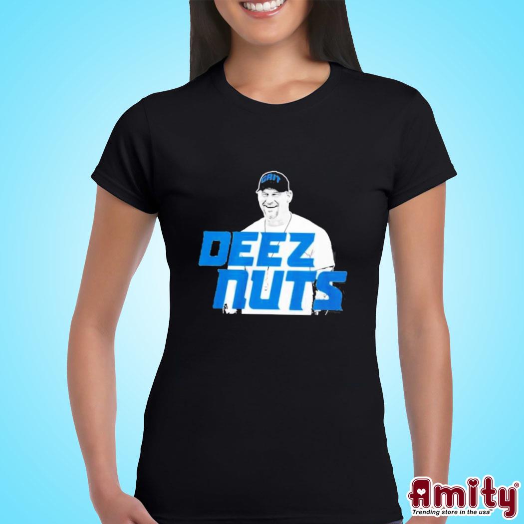 Dan Campbell Deez Nuts Detroit Lions Shirt - Peanutstee