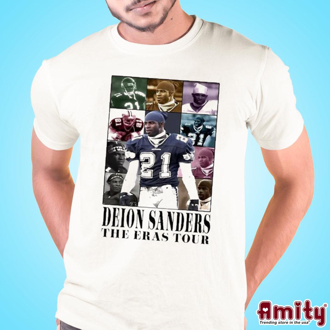 Official Deion Sanders the eras tour photo design t-shirt