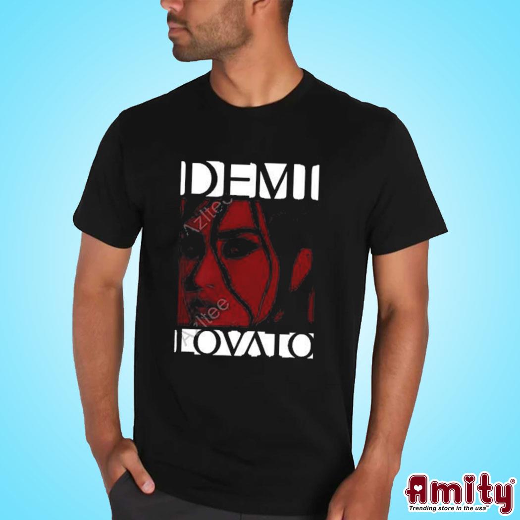 Official DemI lovato revamped black art design t-shirt