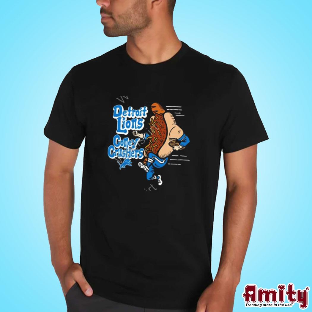 Official Detroit lions coney crushers art design t-shirt, hoodie