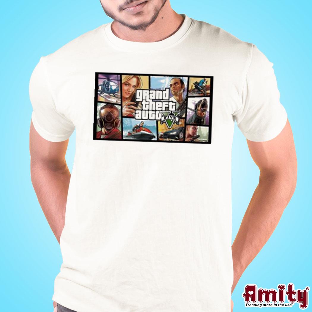 Official Dexerto grand theft auto 5 art design t-shirt