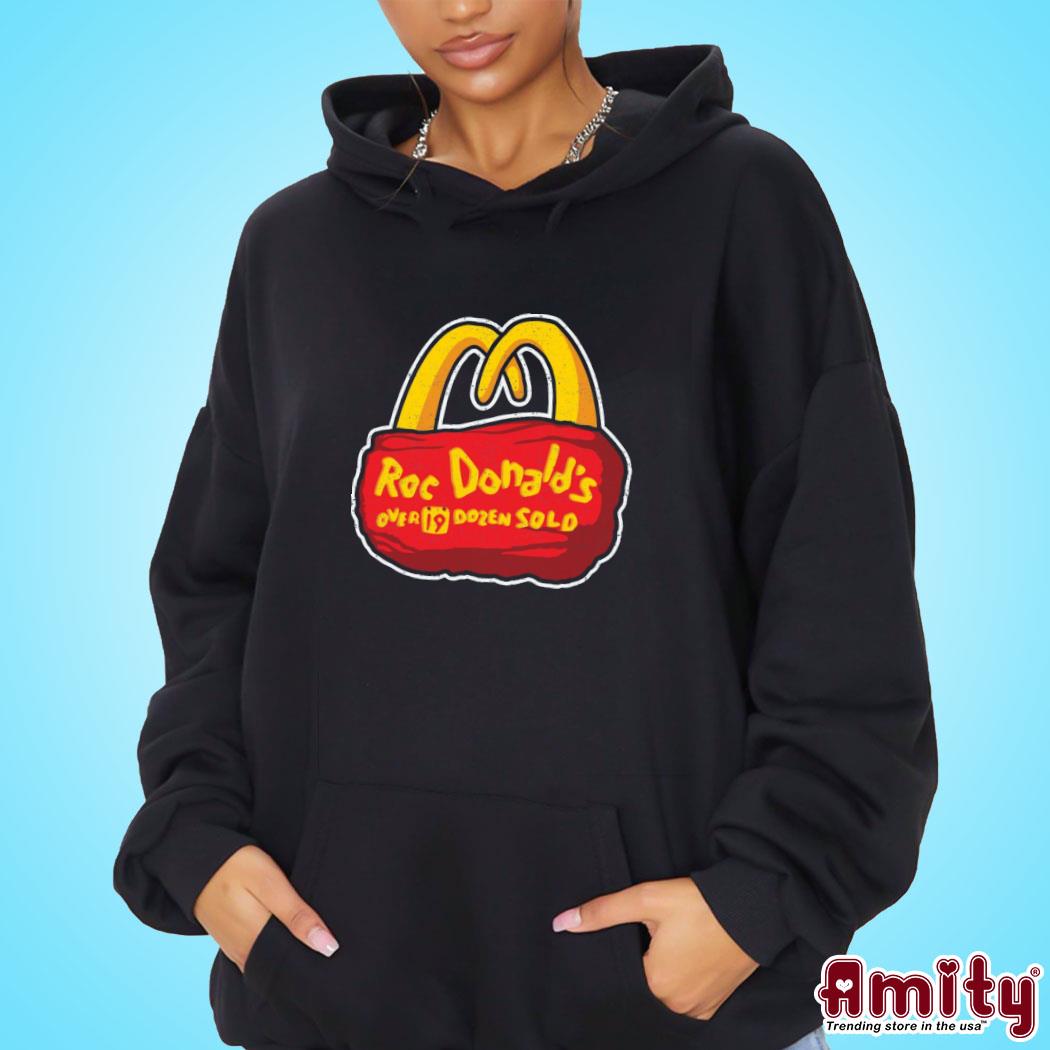 Official Fast food rocks RocDonald's over 19 dozen sold art design t-s hoodie