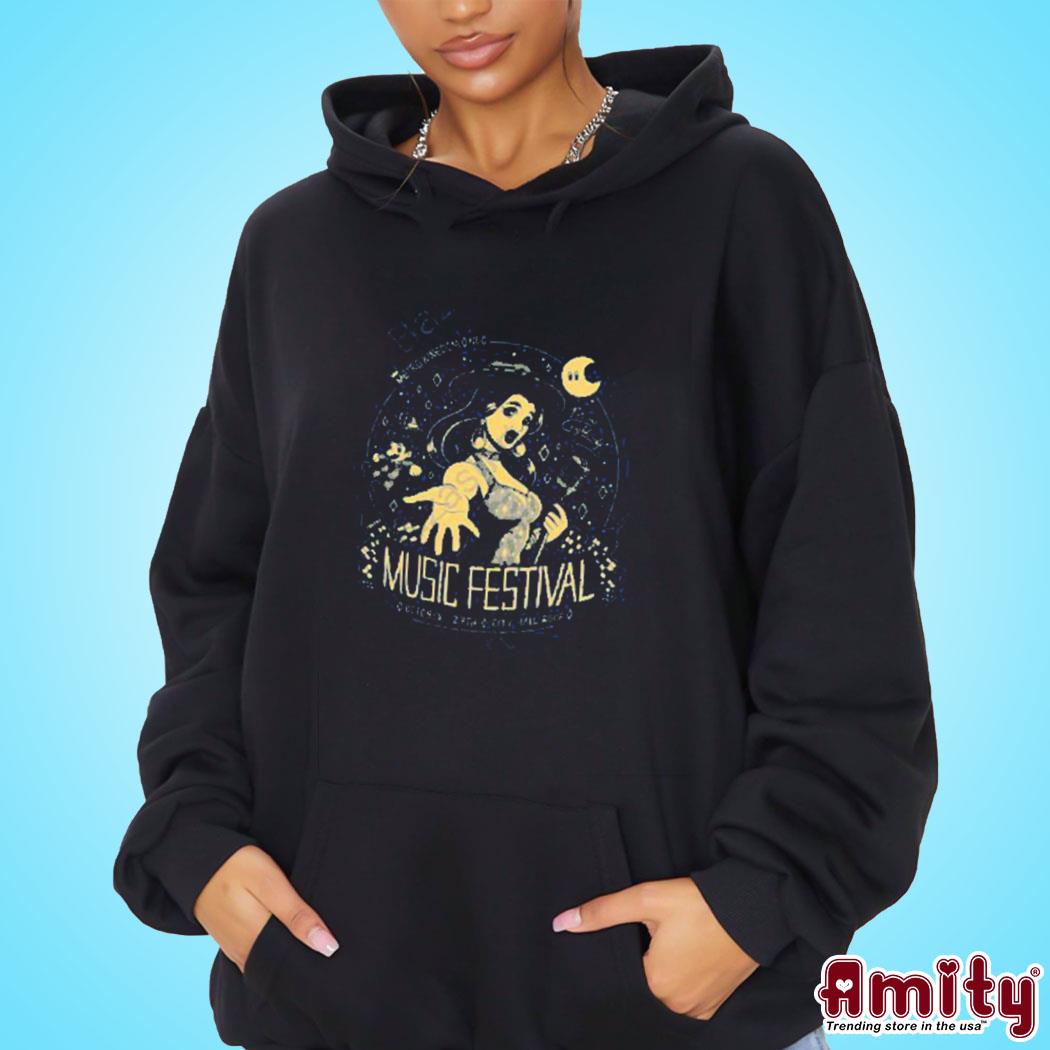 Official For one night only music festival art design t-s hoodie