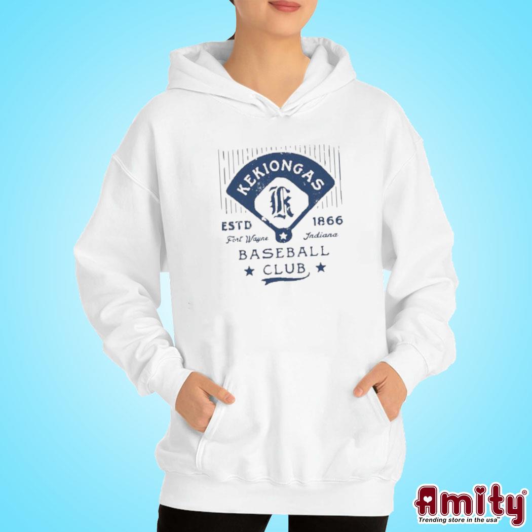 Official Fort wayne kekiongas Indiana baseball club logo design t-s hoodie