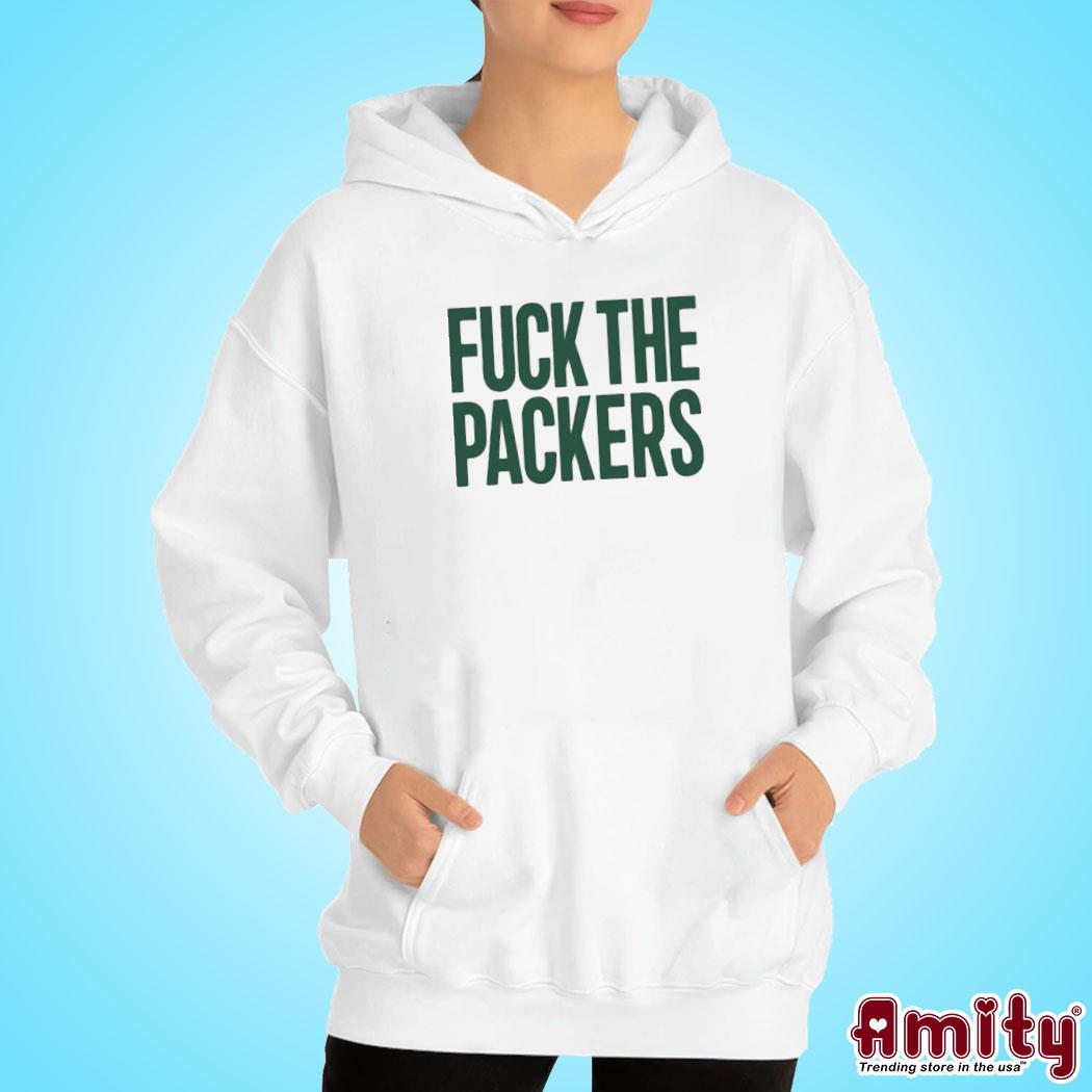 Official Fuck the Packers text design t-s hoodie