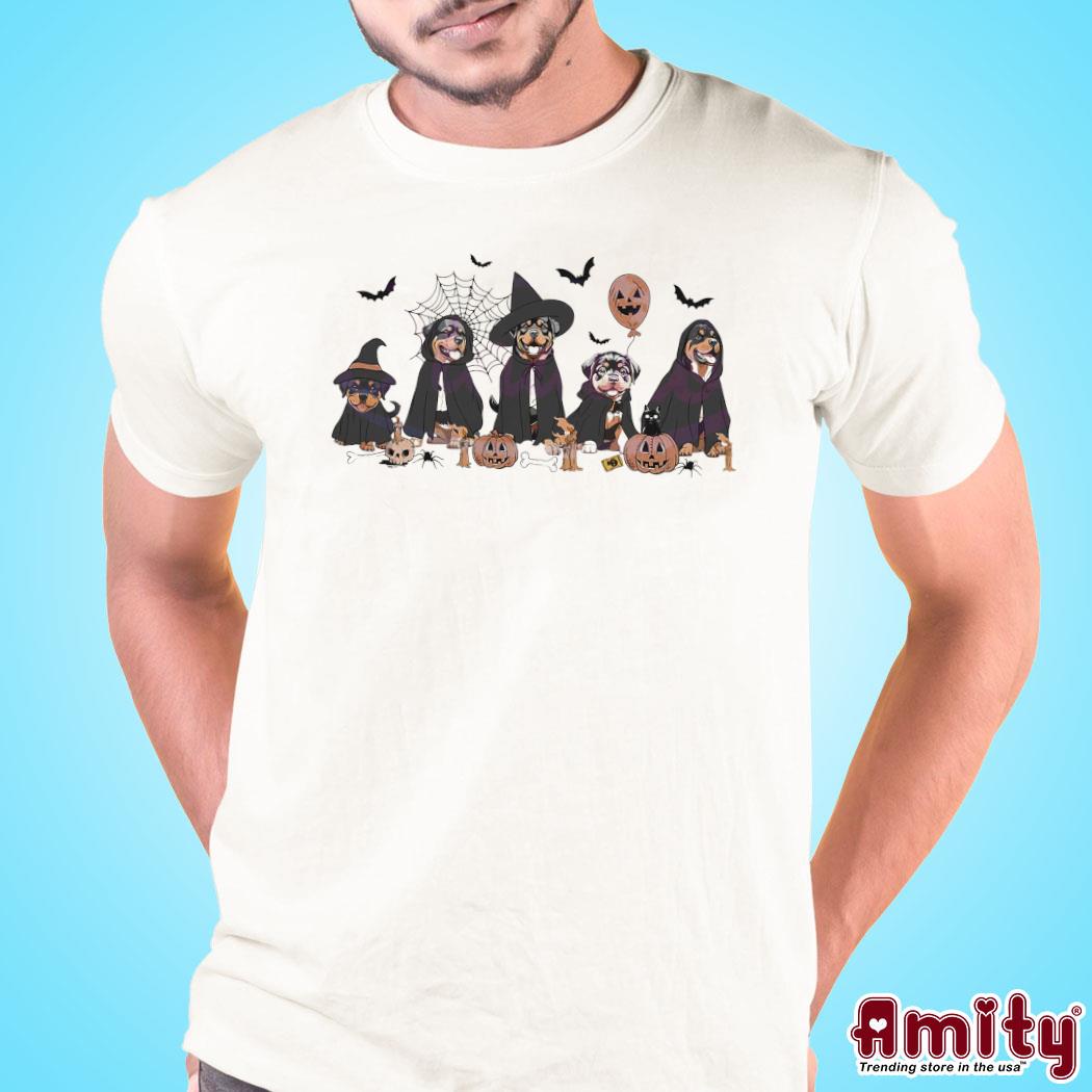 Official funny Rottweiler Halloween Ghost Dog Shirt