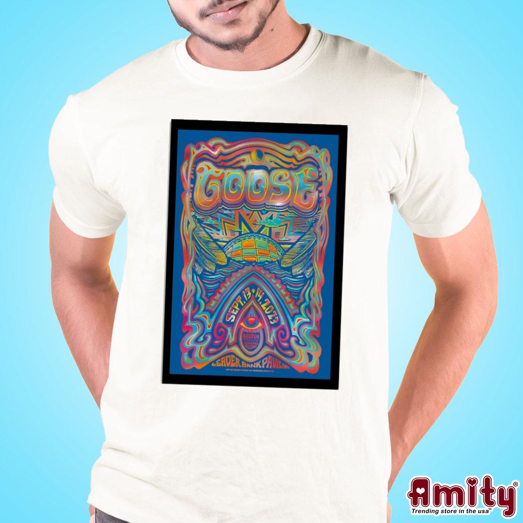 Official Goose Boston MA september 13- 14 2023 art poster design t-shirt