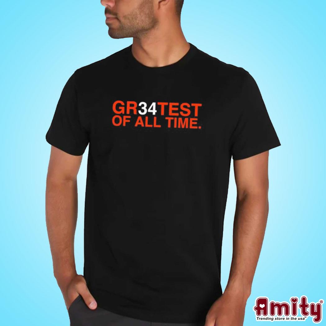 Official Gr34test all time t-shirt