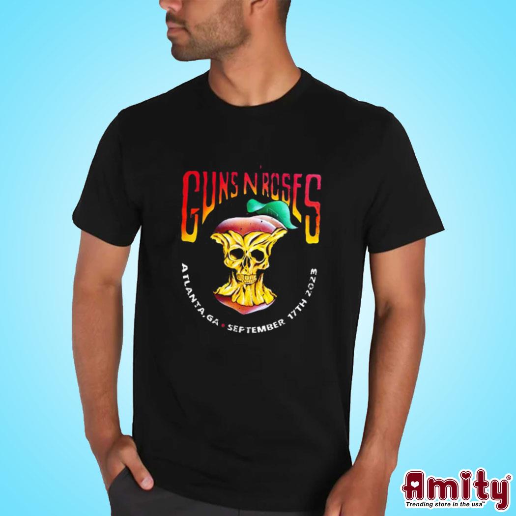 Official Guns n' roses Atlanta music Midtown september 17 2023 art design t-shirt