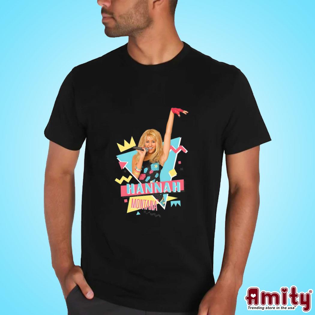 Official Hannah Montana 90s photo design t-shirt