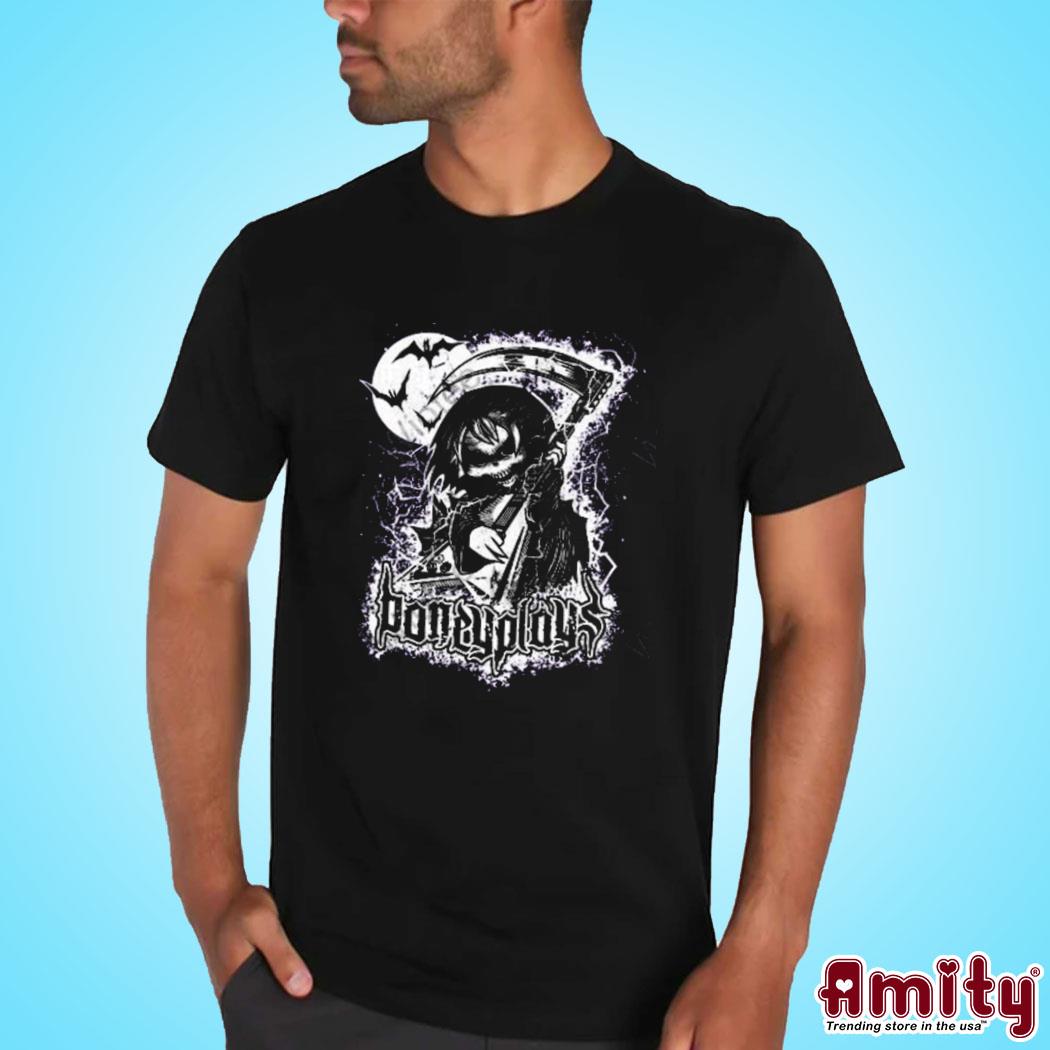 Official Heavy metal boney plays art design t-shirt