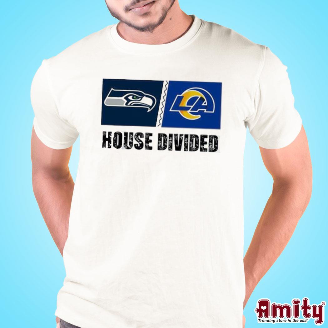 official house Divided Seattle Seahawks Vs Los Angeles Rams Shirt