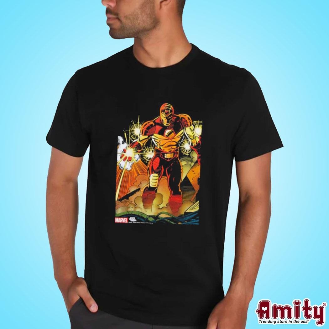 Official Huf x avengers I am iron man art design t-shirt