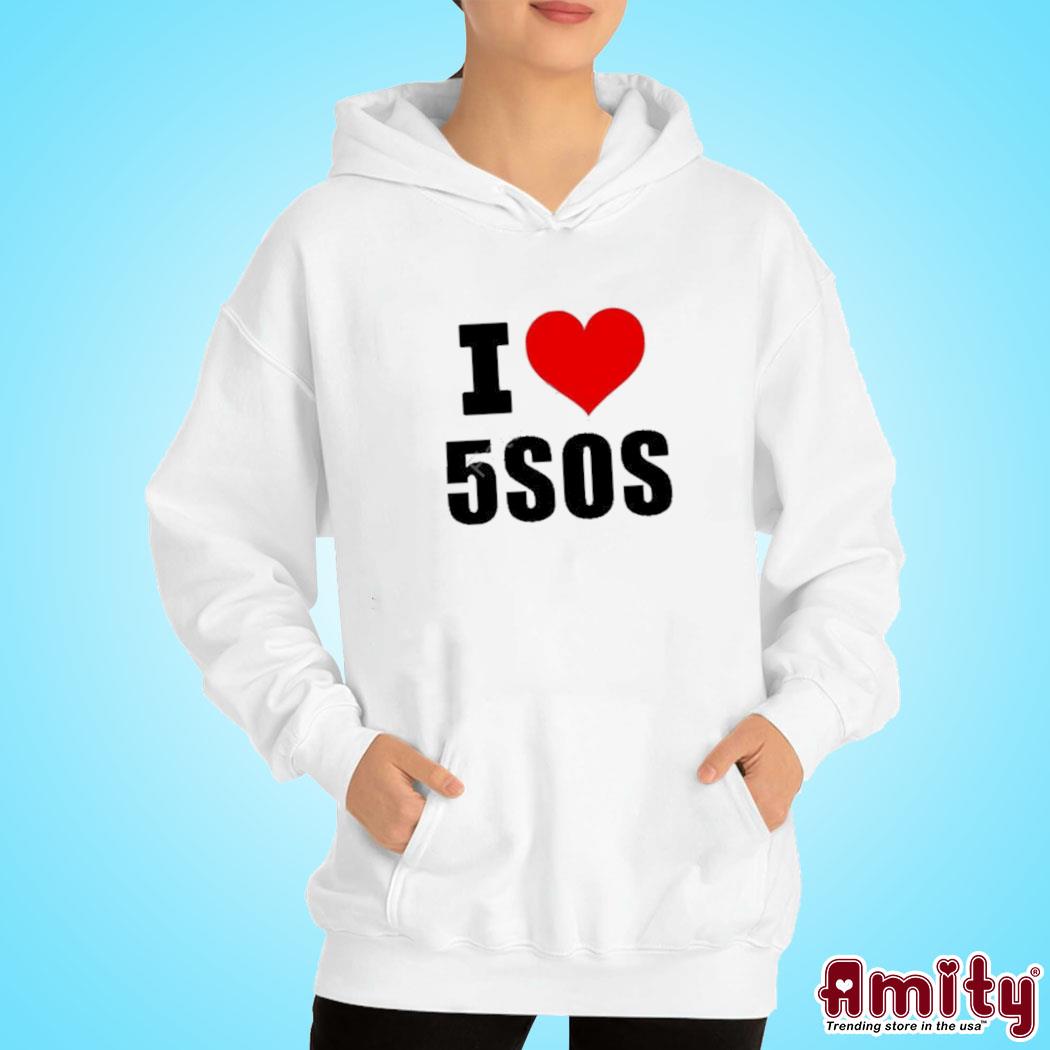 Official I love 5sos logo design t-s hoodie