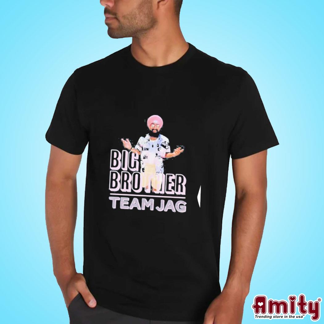 Official Jag bains kc's customs merch big brother team jag photo design t-shirt