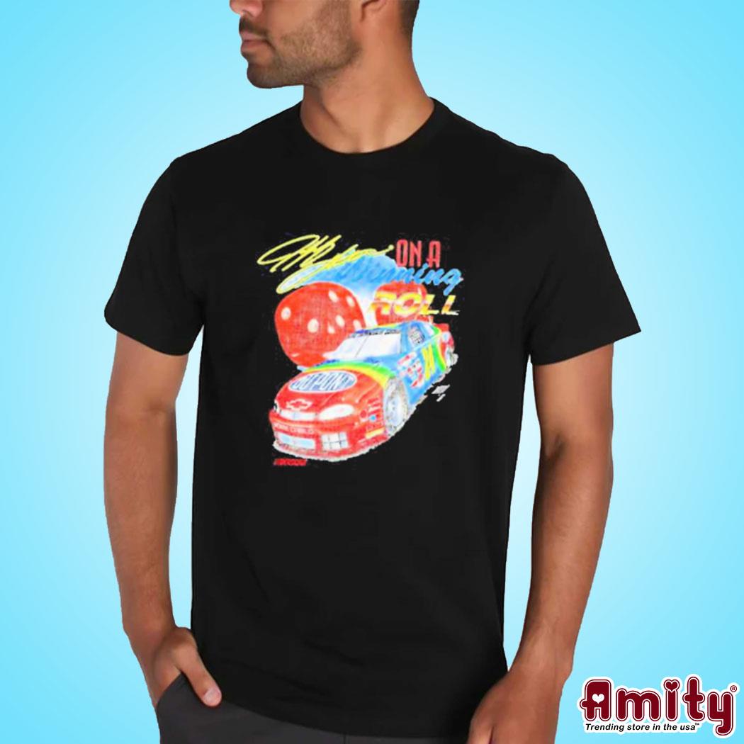 official jeff Gordon On A Winning Roll Nascar Signature Shirt