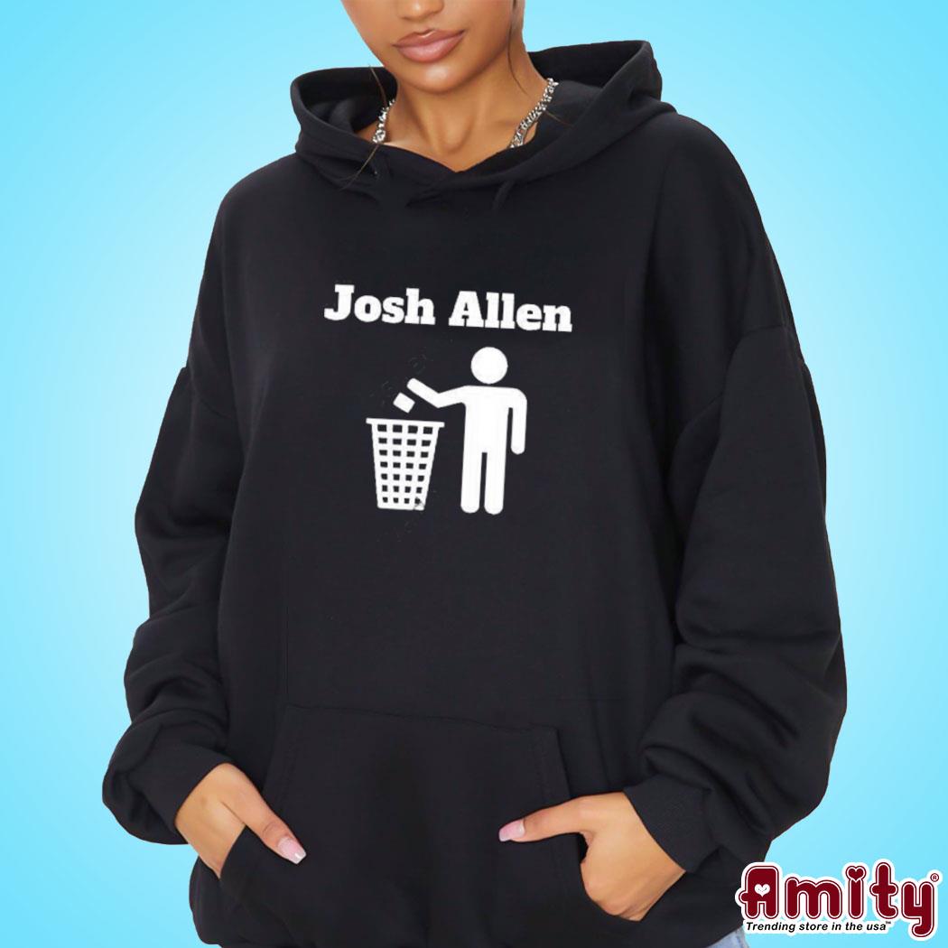 Official Josh allen trash logo design t-s hoodie