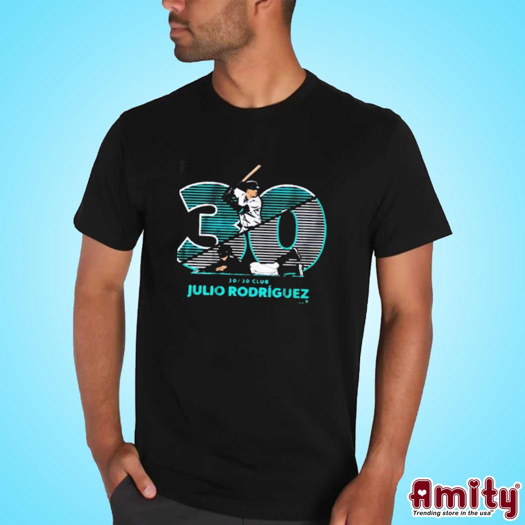 Official Julio Rodriguez 30-30 art design t-shirt