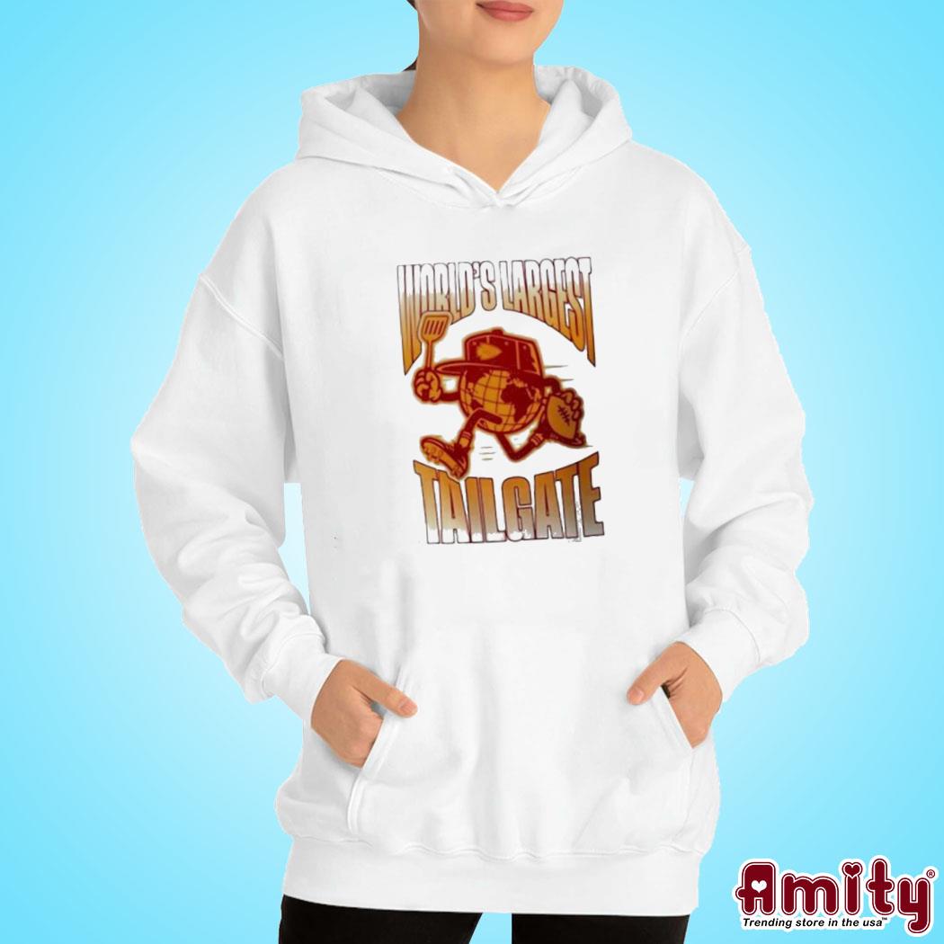 Official Kansas city Chiefs world's largest tailgate art design t-s hoodie