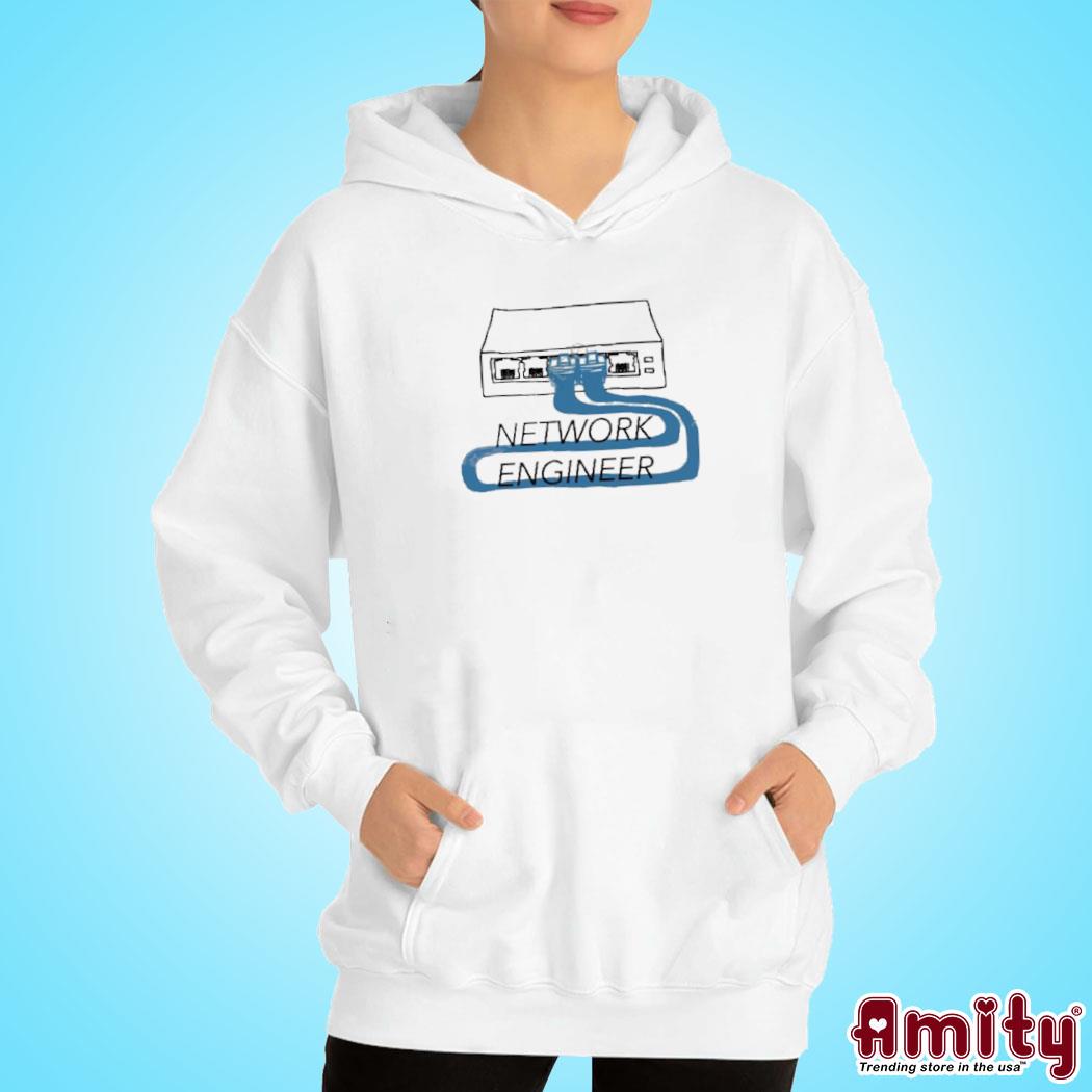 Official knr Network Engineer Shirt hoodie