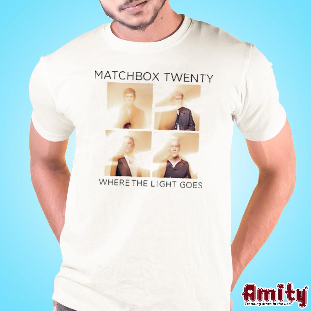 Official Matchbox Twenty where the light goes photo design t-shirt