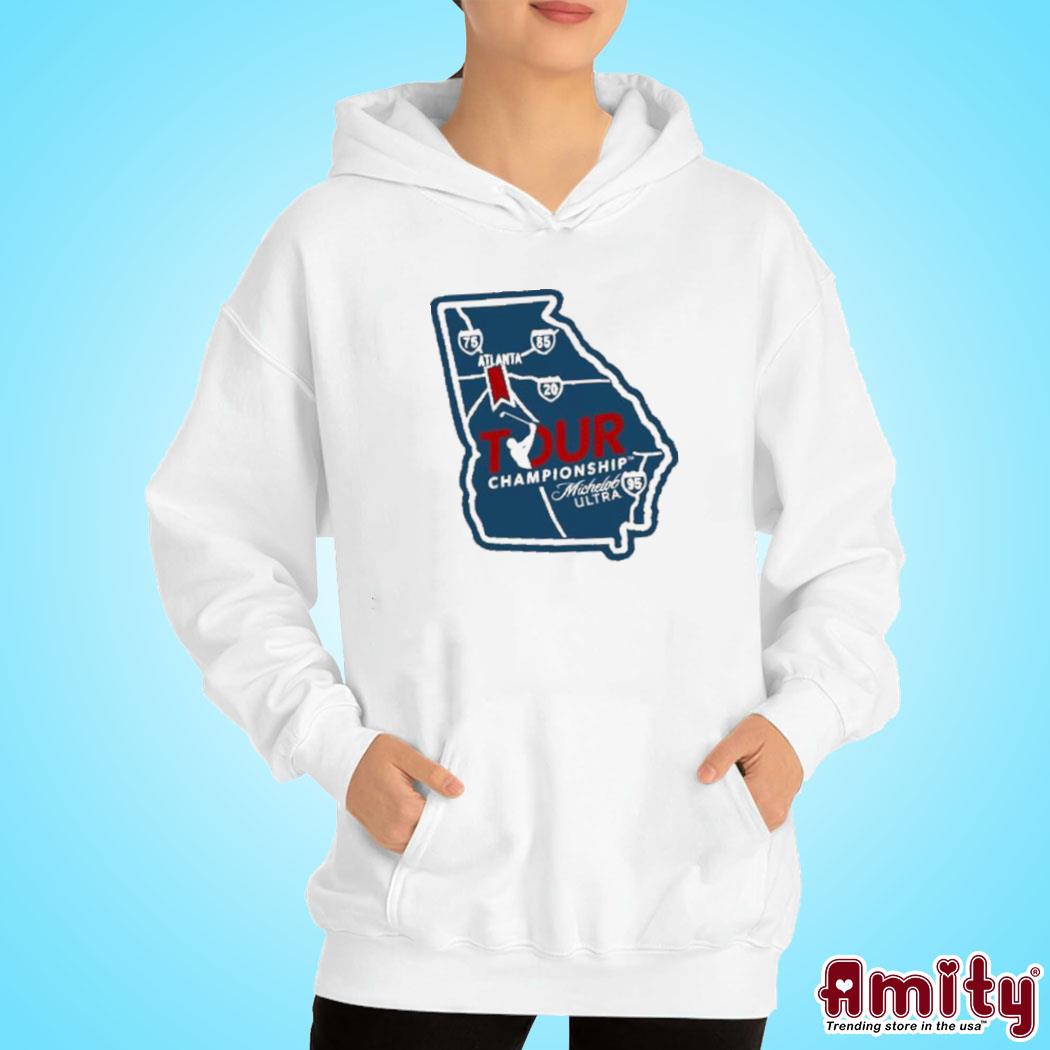 Official Michelob ultra x the tour championship state Atlanta art design t-s hoodie