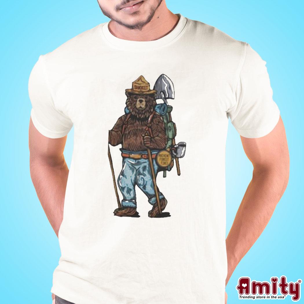 Official Miner bear cartoon art design t-shirt